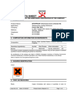 Safety Data Sheet: 1. Identification of The Substance/ Preparation of The Company/ Undertaking