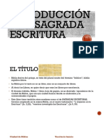 Introducción A La Sagrada Escritura - Clase 2