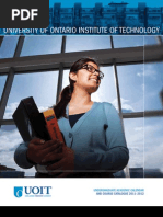 UOIT Undergraduate Academic Calendar - 2011 To 2012