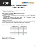 Estadística Aplicada y Pronósticos: Rolando Zarate Orozco