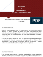 Jose Cangco: Topic: (Common Carriers - in General-Nature and Basis of Liability - Article 1733) (Cruz, Anton)
