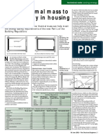 Using Thermal Mass To Save Energy in Housing