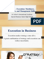 Gate 3 - Execution - Machinery, Methods, and Management Skills