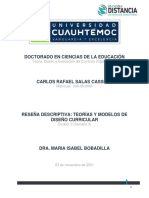 3.1 Teorías y Modelos de Diseño Curricularr - Carlos Salas