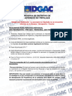 Reserva de Distintivo de Aeronave No Tripulada