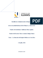 Situación Del Empleo Público Costarricense