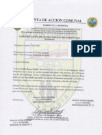 Cerificado Accion Comunal - Guillermo Antonio Ossa Soto