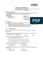 General Chemistry 2 Q3 Module 1