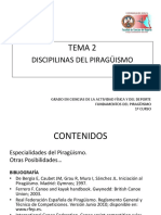 TEMA 2. Disciplinas Del Piragüismo.