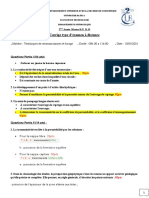 Examen Et Corrige Type Module TRF m2 Hu Et RH