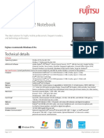 Lifebook P702 Notebook: Data Sheet