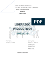 Liderazgo Productuvo Trabajo