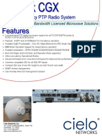 Cielo Networks SkyLink CGX Datasheet - No FEC Operation