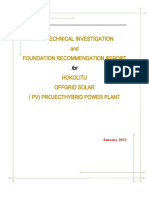 Geotechnical - Investigation - For Hokolitu - PV - Hybrid - Power - Plant