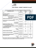 Ficha Tecnica Tela Nomex 6.0 Onz