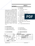 Introduction Features: Ultra Fast High PSRR Low Noise CMOS Voltage Regulator