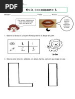 Guía 2 Consonante L