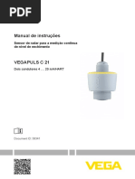 PT Manual de Instruções VEGAPULS C 21 Dois Condutores 4 Ƒ 20 Ma HART