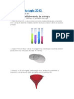 Normas de Bioseguridad Específicas en El Laboratorio