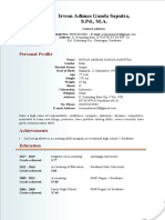 Irwan Adimas Ganda Saputra, S.PD., M.A.: Personal Profile