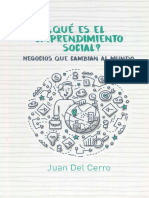 Que Es El Emprendimiento Social - Juan Del Cerro