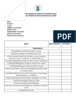 Checklist Evento