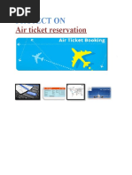 Air Ticket Reservation