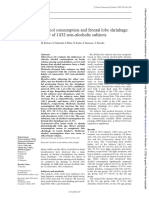 Alcohol Consumption and Frontal Lobe Shrinkage: Study of 1432 Non-Alcoholic Subjects