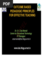 Outcome Based Pedagogic Principles Pedagogic Principles For Effective Teaching