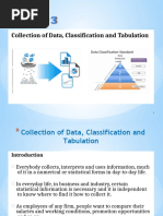 3-Collection of Data Classification and Tabulation