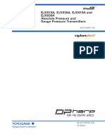 User's Manual: EJX510A, EJX530A, EJX610A and EJX630A Absolute Pressure and Gauge Pressure Transmitters