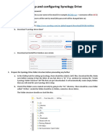 Settings Up and Configuring Synology Drive - B3