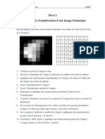 TD N°2 Prétraitements D'amélioration D'une Image Numérique