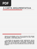 A Carta Argumentativa - TR