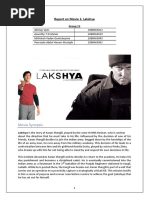 Report On Movie 1: Lakshya: Group 13