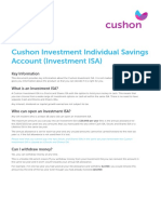 Fact Sheet - Investment Isa