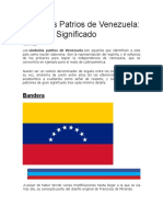 Símbolos Patrios de Venezuela