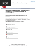 Nanomedicine Approaches For Sirolimus Delivery A Review of Pharmaceutical Properties and Preclinical Studies