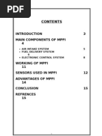 Report-Multi Point Fuel Injection-Mpfi