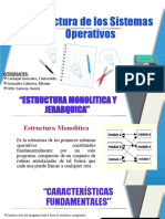 Estructura de Los Sistemas Operativos: Integrantes