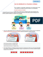 Resolvemos Problemas de Multiplicación en Situaciones Cotidianas