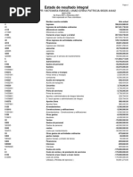 Estado de Resultado Integral