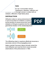 Diffraction of Light