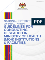 NIH Guidelines For Conducting Research in Ministry of Health (MOH) Institutions & Facilities