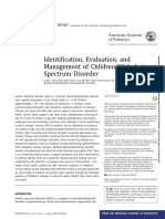 Identification, Evaluation, and Management of Children With ASD