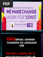 Gender Fair Language 