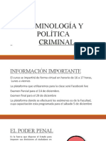 Política Criminal y Criminologia