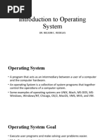 1-Introduction To Operating System