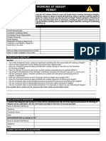 Working at Height Permit