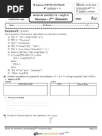 Devoir de Contrôle N°3 - Informatique - 2ème TI (2015-2016) Mme Laila Mkaouar 1